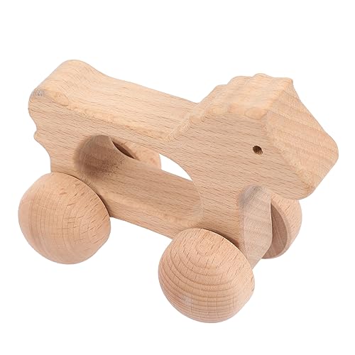 VICASKY holzspielzeug Safe Toy Toys Cars Tragbares puppenwagen Toy Cars Auto Fahrzeuge Rutschauto aus Holz -Griff-Trainingsspielzeug hölzern von VICASKY