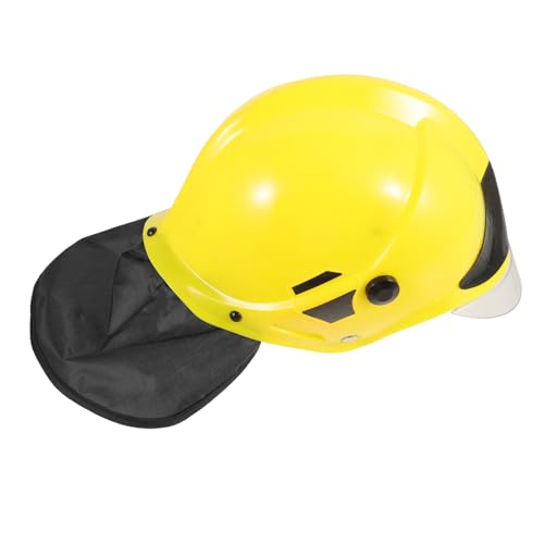 VICASKY safety helmet security cap partydeko einschulung relief cap Kostüm Feuerwehrmann-Kinder Pompier Schutzhelm Cosplay-Zubehör Feuerwehrhut für Party Feuerwehrmann-Cosplay-Hüte Stoff von VICASKY