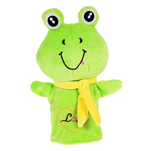 VICASKY üsch Frosch Handpuppe Für Niedliche Tierpuppe Aus Hochwertigem Weichem Material Interaktives Für Fantasievolles Und Dekorative Puppe Für Das Kinderzimmer von VICASKY