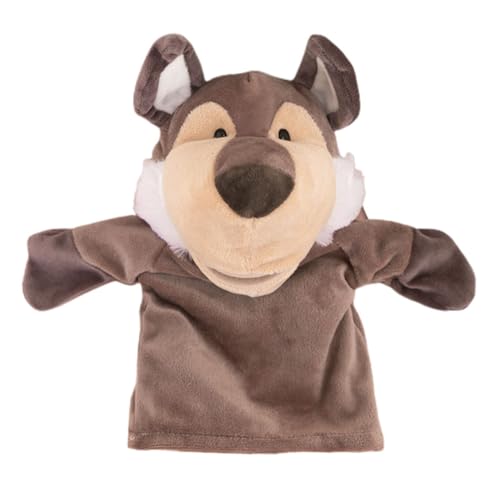 VICASKY üsch Handpuppe Wolf Interaktive Tierhandpuppe Für Kleinkinder Ideal Für Geschichtenerzählen Und Puppentheater Weiches Für Von 1 3 Jahren von VICASKY