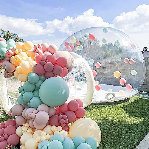 360 ° Aufblasbares transparentes Blasenzelt, Star Bubble House Transparentes aufblasbares Zelt für den Außenbereich, Campingzelt, Hotel, Kinderspielplatz, Camping von VICIYOO