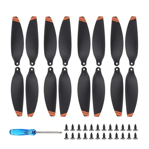 VICIYOO 4Pairs 4726F Leichte Propeller for Für D/JI Mavic Mini Faltbare Low Noise Requisiten Klinge Flügel Fans Drone zubehör(4pairs orange) von VICIYOO