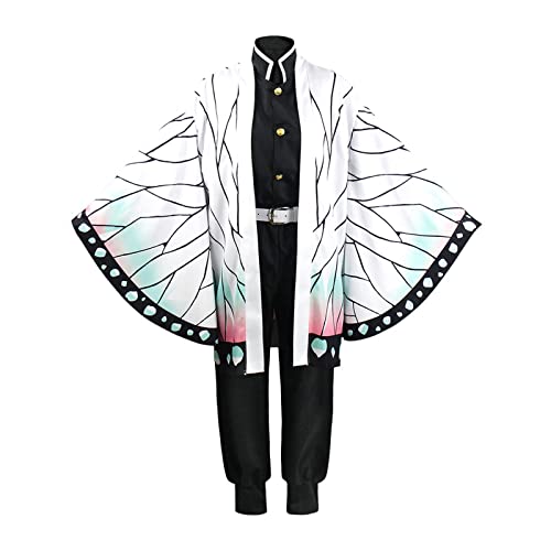 VIDOJI Anime Cosplay Kostüm Kochou Shinobu Kimono Halloween Party,S-Set von VIDOJI