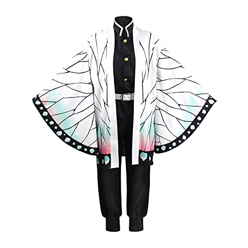VIDOJI Anime Cosplay Kostüm Kochou Shinobu Kimono Halloween Party,XL-Set VIDOJI Anime Cosplay Kostüm Kochou Shinobu Kimono Halloween Party,XL-Set von VIDOJI