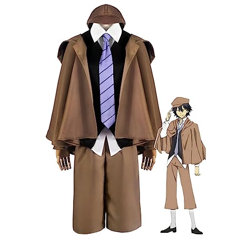 VIDOJI Anime Ranpo Edogawa Cosplay Kostüm Detektiv Uniformen Halloween Party,M-Set von VIDOJI