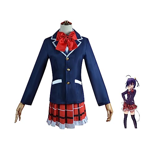 VIDOJI Anime Takanashi Rikka Cosplay Kostüm Schuluniform Matrosenanzug Halloween Karneval Party,XXL-Blue VIDOJI Anime Takanashi Rikka Cosplay Kostüm Schuluniform Matrosenanzug Halloween Karneval Party,XXL-Blue von VIDOJI