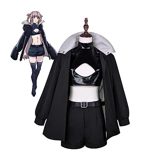 VIDOJI Call Of The Night - Nanakusa Nazuna Cosplay Kostüm Ausgefallene Uniform Outfits Halloween,Black-XXL von VIDOJI