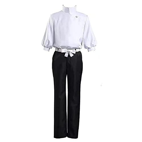 VIDOJI Yuta Okkotsu Cosplay Uniform Schuluniform Halloween Outfit Custom,L-White von VIDOJI