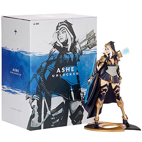 VIERNRG Für Leagëe of Legethds Figur Ashe, cooles, atemberaubendes, faszinierendes offizielles Merch für Leagëe of Legethds Ashe Statue, wird mit Originalbox und Verifizierungskarte geliefert von VIERNRG