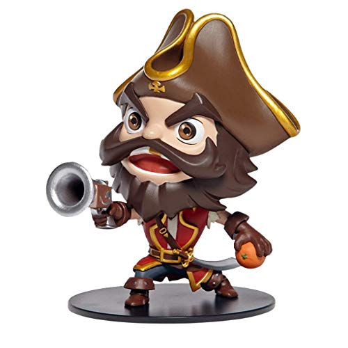 VIERNRG Für League of Legehonds-Spielfiguren, LOL-Serie-Figuren/Gangplank-Statue, exquisite und coole Harzmodelle, perfekte Sammlungen für Desktop-Platzierung oder Vitrinen von VIERNRG