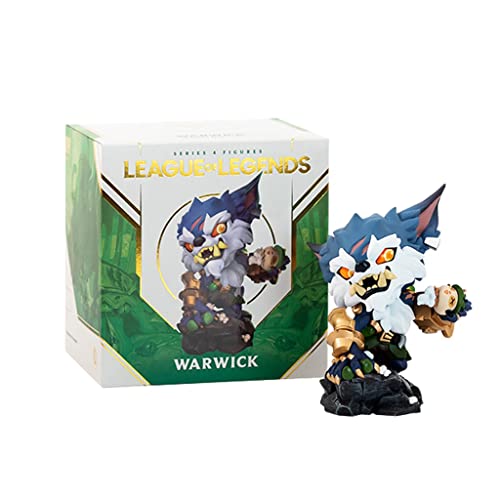 VIERNRG Leagëe of Legethds Figur Warwick, zarte und niedliche Statue für Leagëe of Legehonds, Merch Geschenk, kommt mit Originalbox und Verifizierungskarte von VIERNRG