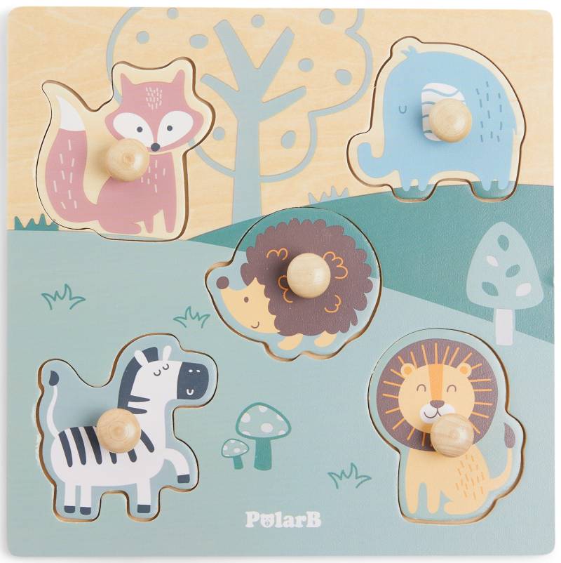 PolarB Knopfpuzzle Tiere von Polar B