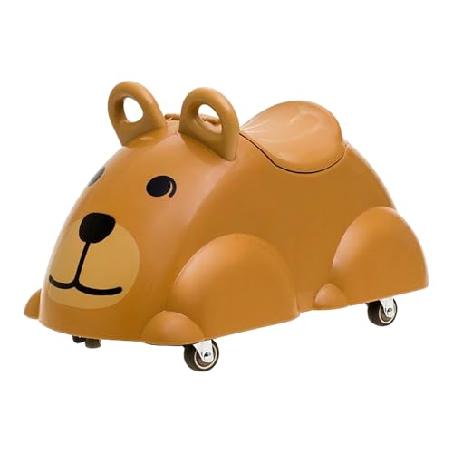 Viking Toys Rutscher Cute Rider Bär - ab 12 Monaten geeignet - bis 40kg belastbar - mit Rutschsicherung, Laderaum unter dem Sitz - inkl. 2 Mini Cute Riders von VIKINGTOYS