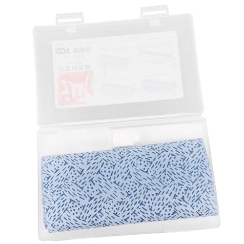 VILLCASE 1 Set-Box Wasseraufkleber-Einweichbox Wasserdicht Palette Fisch Aufkleber Produkt Rächer Schmuckbox Multifunktions-Wasseraufkleber-Etui Werkzeug für Hobbymodellbau Plastik Weiß von VILLCASE