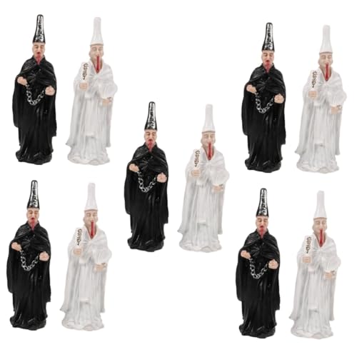 VILLCASE 10 STK Zubehör für Sandtische Miniaturfigur kleine Totenfiguren Puppenhaus-Ornament Miniaturen Halloween Dekoration pädagogische Spiele Tee-Statue düstere Halloween-Dekoration Harz von VILLCASE