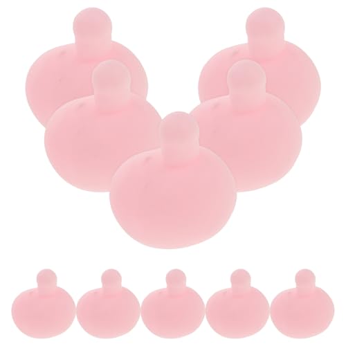 VILLCASE 10 Stück Squeeze Stress Ball Squeeze Doll Insert Bubble Squeaker Hundespielzeugeinsatz Silikon Dekompressionspuppe Herstellung Innere Squeeze Balls Reparaturteil von VILLCASE