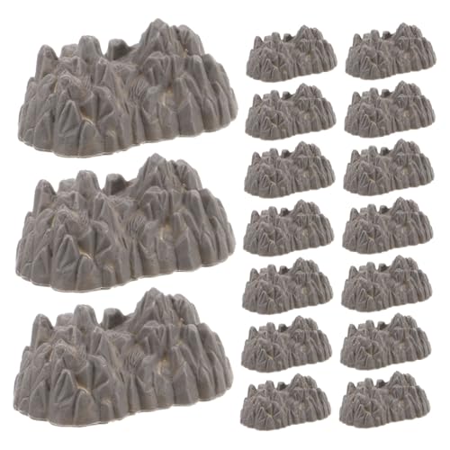 VILLCASE 100 Stück Kunststoff Simulation Felsen Miniatur Steinmodelle für Modelleisenbahn Landschaft DIY Micro Train Dekor Sandtisch Zubehör VILLCASE 100 Stück Kunststoff Simulation Felsen Miniatur Steinmodelle für Modelleisenbahn Landschaft DIY Micro Train Dekor Sandtisch Zubehör von VILLCASE