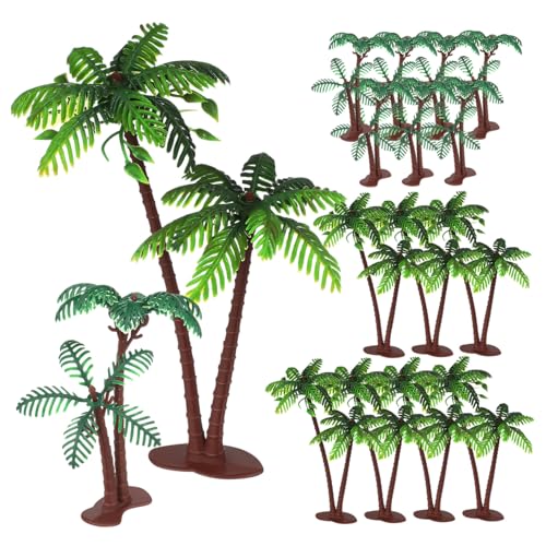 VILLCASE 16 STK. Teiliges Tropical Cake Deko mit Großen und Kleinen Kokosnussbaum Cupcake Toppers aus Robustem Kunststoff Tropische Mini Bäumchen für Indoor Party und Festliche VILLCASE 16 STK. Teiliges Tropical Cake Deko mit Großen und Kleinen Kokosnussbaum Cupcake Toppers aus Robustem Kunststoff Tropische Mini Bäumchen für Indoor Party und Festliche von VILLCASE