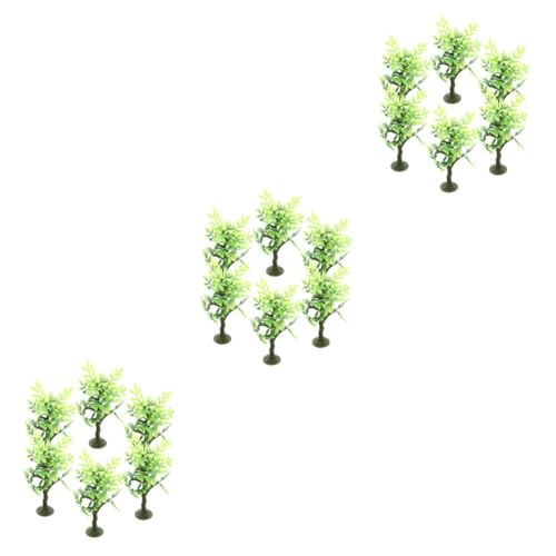 VILLCASE 18 Stk Mikro-landschaftsverzierung Baumschmuck Baummodell Miniaturbäume Zum Basteln Künstlicher Baum Mini-bäume Zum Basteln Gefälschter Baum Bäume Dekorieren Baumbaumodell Plastik von VILLCASE