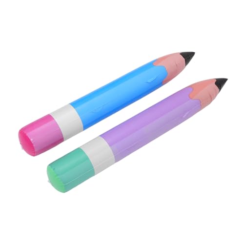 VILLCASE 2 Stück Teiliges Aufblasbares Riesen Buntstift Deko Farbige PVC Kinderparty Dekoration Lebendige Geburtstagsfeier Accessoires für Drinnen und Draußen Originelles Partyspielzeug VILLCASE 2 Stück Teiliges Aufblasbares Riesen Buntstift Deko Farbige PVC Kinderparty Dekoration Lebendige Geburtstagsfeier Accessoires für Drinnen und Draußen Originelles Partyspielzeug von VILLCASE