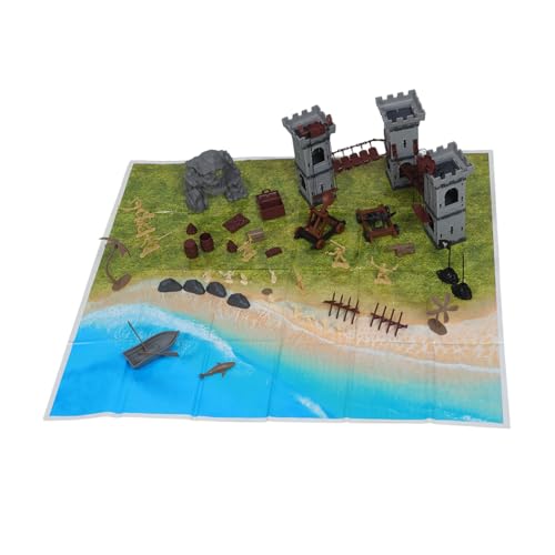 VILLCASE 293 Stück Teiliges Piraten-Ritter Soldaten mit Mini-Soldaten Figuren Militärischen Sandtisch-zubehör Einfache Montage ohne Kleber Detailreiche Plastikfiguren für VILLCASE 293 Stück Teiliges Piraten-Ritter Soldaten mit Mini-Soldaten Figuren Militärischen Sandtisch-zubehör Einfache Montage ohne Kleber Detailreiche Plastikfiguren für von VILLCASE