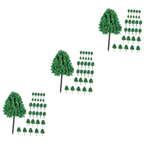 VILLCASE 3 Sets Modellbaum Set Künstlicher Baum Grünes Dekor Miniaturen Miniatur Spielzeug Gefälschter Baum Grün Dekor Bäume Dekor Mikro Landschaftsbaum Simulation von VILLCASE