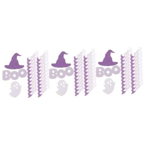 VILLCASE 300 STK Halloween Konfetti Tischstreuung Halloween-Party-konfetti Konfetti-Ornamente Halloween-wurf-Requisiten Konfetti Zum Thema Halloween Tischkonfetti Papier Violett von VILLCASE