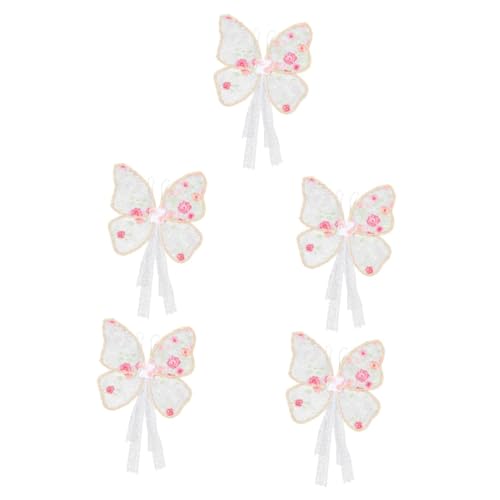 VILLCASE 5st Spitzenflügel Cosplay Feenflügel Flügel Für Frauen Schmetterlingsflügel Aus Spitze Feenflügel Für Mädchen Cosplay Schmetterlingsflügel Requisite Kostüm Flügel Plastik von VILLCASE