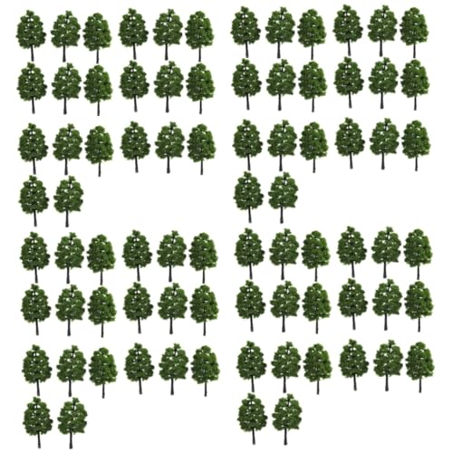 VILLCASE 80 Stück Grüner Landschaftsbaum Modellbaum von VILLCASE