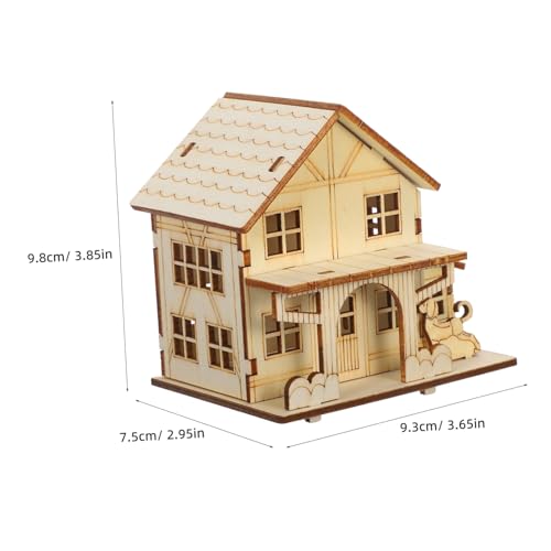 VILLCASE Holzvilla DIY Bausatz mit LED Licht Holzhaus Modell Kit Rustikales Gartenhaus Bastelset Stabiles Holzmaterial Pädagogisches Puzzle für Erwachsene Dekoratives Wohnaccessoire VILLCASE Holzvilla DIY Bausatz mit LED Licht Holzhaus Modell Kit Rustikales Gartenhaus Bastelset Stabiles Holzmaterial Pädagogisches Puzzle für Erwachsene Dekoratives Wohnaccessoire von VILLCASE