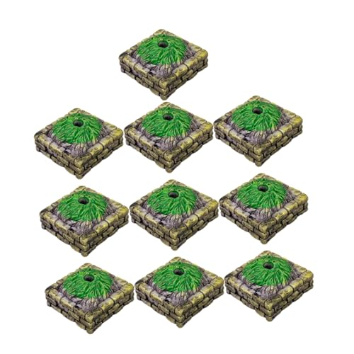 VILLCASE Künstlicher Sandtisch-modellbaum Altarbasis 10 Stück Miniatur-Baum-altarständer Für Landschaftslayout- VILLCASE Künstlicher Sandtisch-modellbaum Altarbasis 10 Stück Miniatur-Baum-altarständer Für Landschaftslayout- von VILLCASE