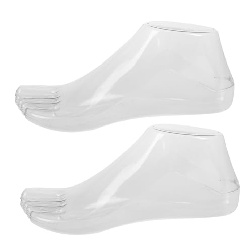 VILLCASE Realistisches Fußmodell Kunststoff Fußmannequin für Damenschuhe und Socken Transparent Glänzend Robustes Display für Schuhgeschäfte und Fotografie Sockendisplayständer VILLCASE Realistisches Fußmodell Kunststoff Fußmannequin für Damenschuhe und Socken Transparent Glänzend Robustes Display für Schuhgeschäfte und Fotografie Sockendisplayständer von VILLCASE