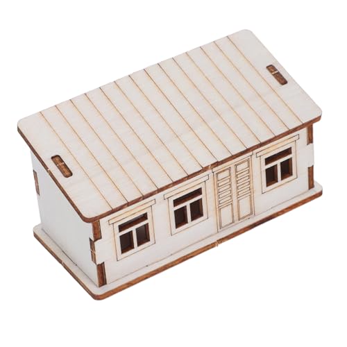VILLCASE Unvollendetes Holzhaus Modell Bausatz Kleine Holzhaus Miniatur mit Filigranen Details DIY Bastelset für Weihnachtsdekoration Charmantes für Modellbau Fans VILLCASE Unvollendetes Holzhaus Modell Bausatz Kleine Holzhaus Miniatur mit Filigranen Details DIY Bastelset für Weihnachtsdekoration Charmantes für Modellbau Fans von VILLCASE