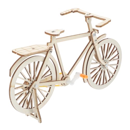 VILLCASE Vintage Fahrrad Modell DIY Kleine Holz Fahrraddekoration Handmontiertes Bastelspielzeug für Einfallsreiches und Wohnaccessoire VILLCASE Vintage Fahrrad Modell DIY Kleine Holz Fahrraddekoration Handmontiertes Bastelspielzeug für Einfallsreiches und Wohnaccessoire von VILLCASE