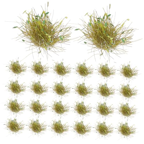 VILLFUL 1 Box Sharpleaf Grass Ground Fake Grass Decor Modellierschaum Modelleisenbahnzubehör Kleine Bases Fake Model Grass Models Miniaturbases Model Grass Büschel Scale Buildings Resin von VILLFUL