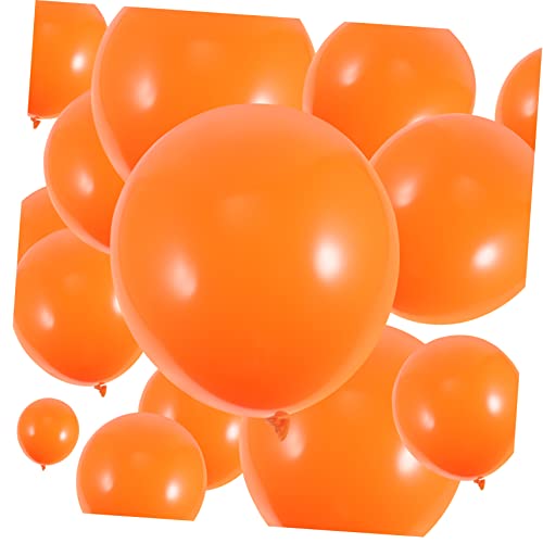 VILLFUL 100 Stück Orangefarbene Ballon Latex Luftballons Für Festivals 12 Zoll Luftballons Party Latex Luftballons Party Luftballons Dekoration Verdickte Luftballons Partyzubehör von VILLFUL
