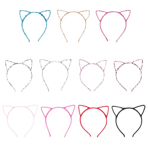 VILLFUL 12 Stück Teiliges Bunte Katzenohren Haarreifen aus Weichem Material Halloween Kopfschmuck für Mädchen Leicht Dekorativ für Karneval Kostümpartys Fasching und Cosplay VILLFUL 12 Stück Teiliges Bunte Katzenohren Haarreifen aus Weichem Material Halloween Kopfschmuck für Mädchen Leicht Dekorativ für Karneval Kostümpartys Fasching und Cosplay von VILLFUL