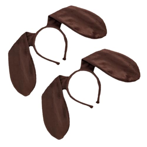 VILLFUL 2 Stück Teiliges Dackel ohren Haarreif Kostüm Haarreife für Karneval Fasching Party Stirnband Langlebig und Farbbeständig für Besondere Anlässe VILLFUL 2 Stück Teiliges Dackel ohren Haarreif Kostüm Haarreife für Karneval Fasching Party Stirnband Langlebig und Farbbeständig für Besondere Anlässe von VILLFUL