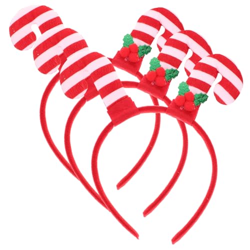 VILLFUL 3 Stück Weihnachtlicher Haarreifen Teiliges Candy Cane Design Festliches Stirnband für Party Cosplay und Karneval Sicheres Langlebiges Material Komfortabler Kopfschmuck für VILLFUL 3 Stück Weihnachtlicher Haarreifen Teiliges Candy Cane Design Festliches Stirnband für Party Cosplay und Karneval Sicheres Langlebiges Material Komfortabler Kopfschmuck für von VILLFUL