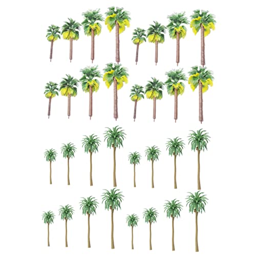 VILLFUL 36St Palmenmodell plastikpalme gartendeko Garden Decor Modellbau Bäume Palmenbaum Dekoration künstliche Palmen Mini-Dekor Mini- künstliches Baummodell Pflanzenmodell-Schmuck von VILLFUL