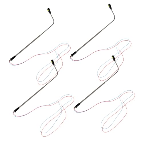 VILLFUL 4 Stück Teiliges Miniatur Straßenlaternen Modell aus Edelstahl und Langlebig und Verschleißfest Leuchtende Mikro Landschaftslampen für Sandtisch Puppenhaus und Bastelprojekte als VILLFUL 4 Stück Teiliges Miniatur Straßenlaternen Modell aus Edelstahl und Langlebig und Verschleißfest Leuchtende Mikro Landschaftslampen für Sandtisch Puppenhaus und Bastelprojekte als von VILLFUL