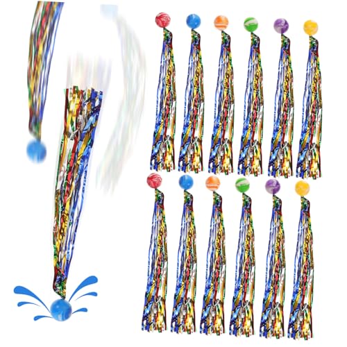 VILLFUL 40 Stück Kleine Bunte Elastische Hüpfbälle mit Farbigen Bändern Elastische Springbälle als Fest und Gewinnpreise für Kindergeburtstag und Party Mitgebsel VILLFUL 40 Stück Kleine Bunte Elastische Hüpfbälle mit Farbigen Bändern Elastische Springbälle als Fest und Gewinnpreise für Kindergeburtstag und Party Mitgebsel von VILLFUL