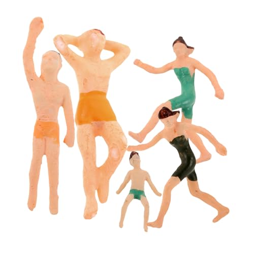 VILLFUL 5 Stück Teiliges Miniatur Schwimmer Figuren Farbige Mini Menschen Modell BAU Landschaft für Architektur Gartendekor Puppenhaus DIY Kreative Szenerien VILLFUL 5 Stück Teiliges Miniatur Schwimmer Figuren Farbige Mini Menschen Modell BAU Landschaft für Architektur Gartendekor Puppenhaus DIY Kreative Szenerien von VILLFUL