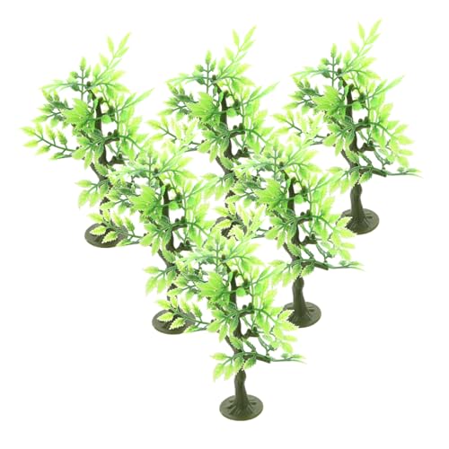 VILLFUL 6 Stück Miniatur Bäume aus Kunststoff Realistische Modellbäume für Landschaftsbau Leichte Stabile und Langlebige Dekoration für Diorama Puppenhaus und Gartenlandschaft VILLFUL 6 Stück Miniatur Bäume aus Kunststoff Realistische Modellbäume für Landschaftsbau Leichte Stabile und Langlebige Dekoration für Diorama Puppenhaus und Gartenlandschaft von VILLFUL