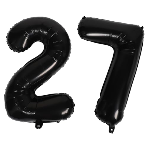 VILLFUL Folienballons Schwarz Aluminiumfolie Geburtstag Party Dekoration Jubiläum Feier Zubehör Langlebig Schick Robust für Geburtstagsfest Karneval VILLFUL Folienballons Schwarz Aluminiumfolie Geburtstag Party Dekoration Jubiläum Feier Zubehör Langlebig Schick Robust für Geburtstagsfest Karneval von VILLFUL