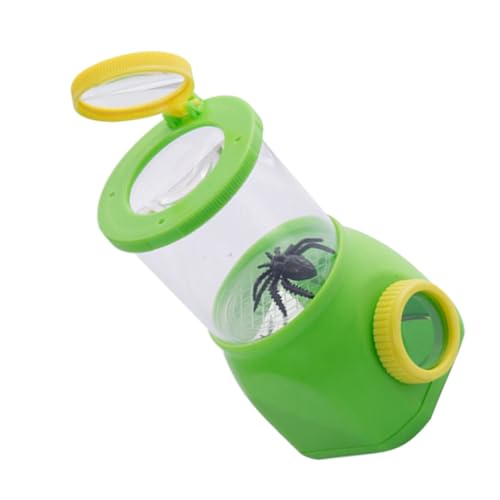 VILLFUL Insektenbeobachter Box mit Lupe Tragbarer Insektenforscher Behälter zum Sicheren Sammeln und Beobachten Multifunktionaler Insektenbeobachter mit Drehbarem Deckel für Outdoor VILLFUL Insektenbeobachter Box mit Lupe Tragbarer Insektenforscher Behälter zum Sicheren Sammeln und Beobachten Multifunktionaler Insektenbeobachter mit Drehbarem Deckel für Outdoor von VILLFUL