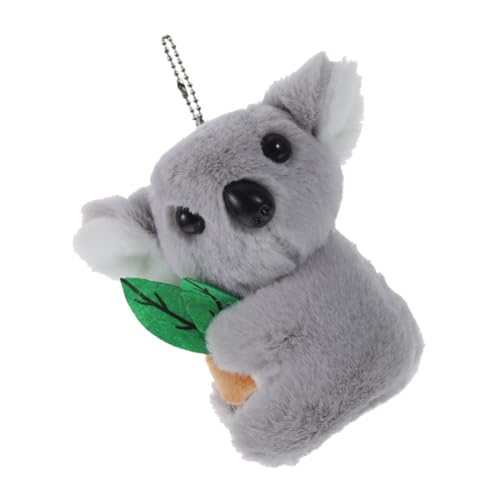 VILLFUL Koala-puppenanhänger Schlüsselanhänger Taschenanhänger Kuscheltier-anhänger Flauschige Anhänger Mini-rucksackanhänger Tasche Hängende Dekoration Ausgestopfter Koala Plüsch von VILLFUL