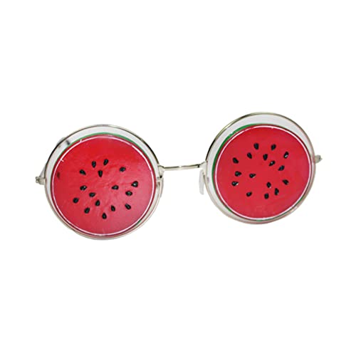 VILLFUL Lustige Tanzparty Sonnenbrille Rot Wassermelonen Design Ideal Für Maskerade Und Kostümpartys Perfekte Accessoires Für Unvergessliche Feiern Und Festivals von VILLFUL