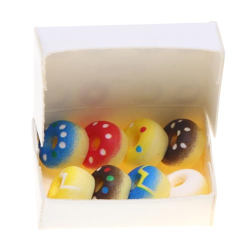 VILLFUL Miniatur Donuts Realistisch Gestaltet Bunte Designs Leicht Tragbar Puppenhaus Küchendeko für DIY Mikrolandschaft Rollenspiel VILLFUL Miniatur Donuts Realistisch Gestaltet Bunte Designs Leicht Tragbar Puppenhaus Küchendeko für DIY Mikrolandschaft Rollenspiel von VILLFUL