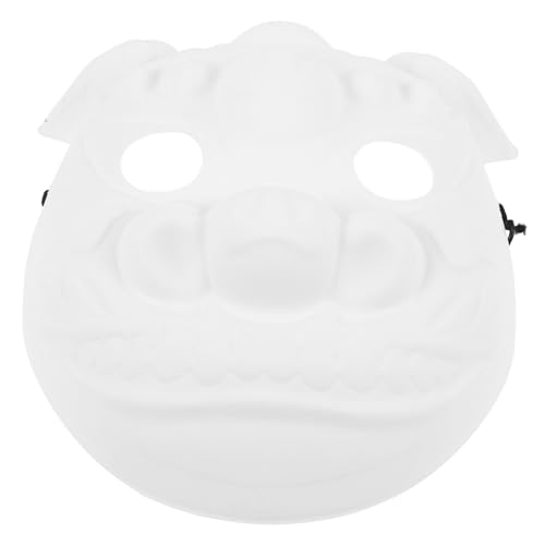 VILLFUL Tiermasken Maskerade Zubehör Partymasken Halloween Masken Requisite Leere Partymasken Maskerademasken Für Frauen Leere Schweinemasken Pvc Malmasken Partymasken Dekor von VILLFUL